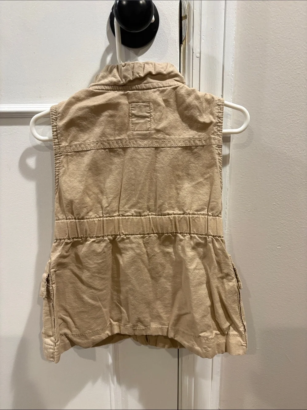 Old Navy Tan Utility Vest with Button Pockets